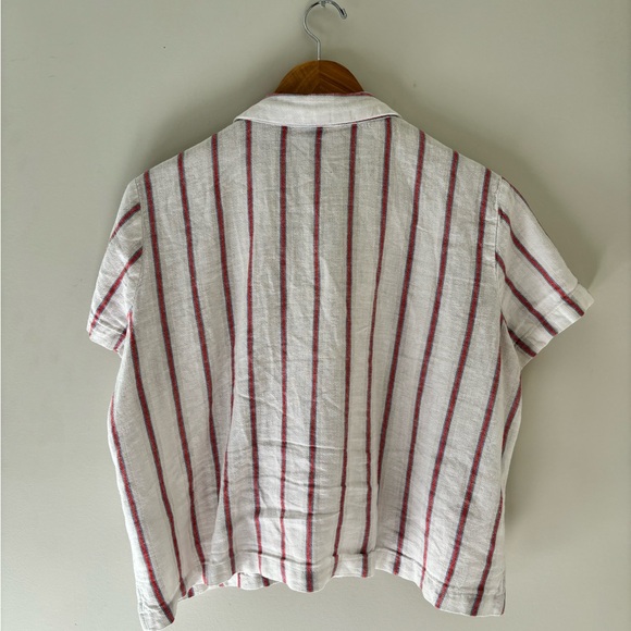 SOLD - Universal Thread Pinstripe Linen Top - Picture 6 of 6